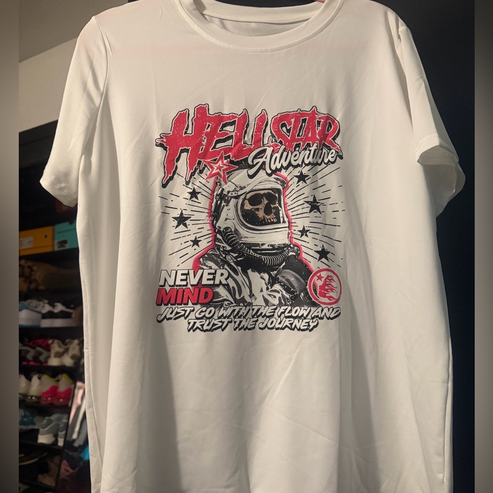 Adventure White Graphic T-Shirt